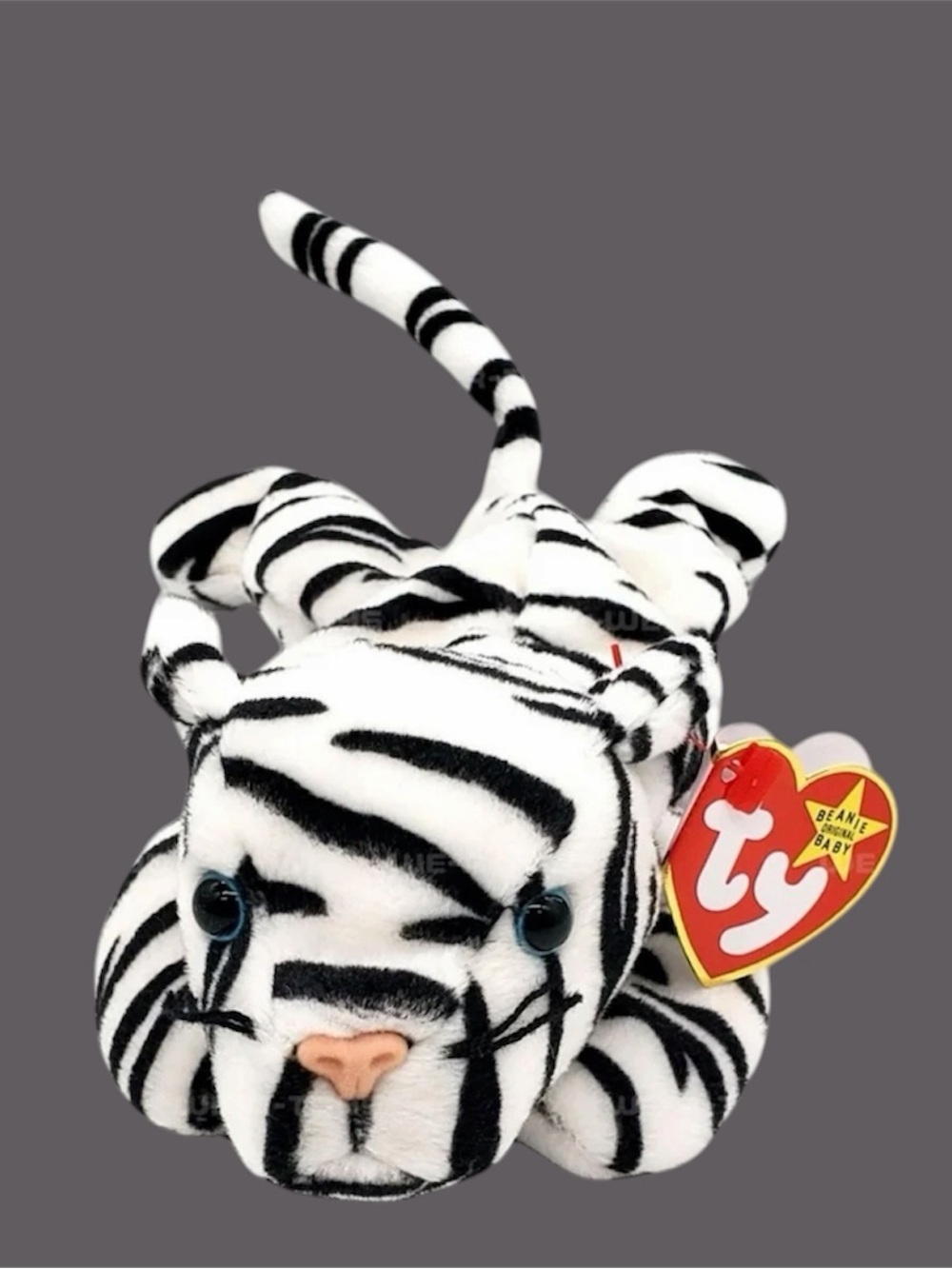 Ty Beanie Baby "Blizzard" the White Tiger